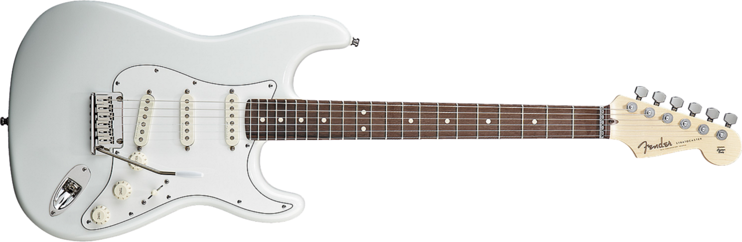 Fender Custom Shop Jeff Beck Strat Usa Rw - Olympic White - Str shape electric guitar - Main picture