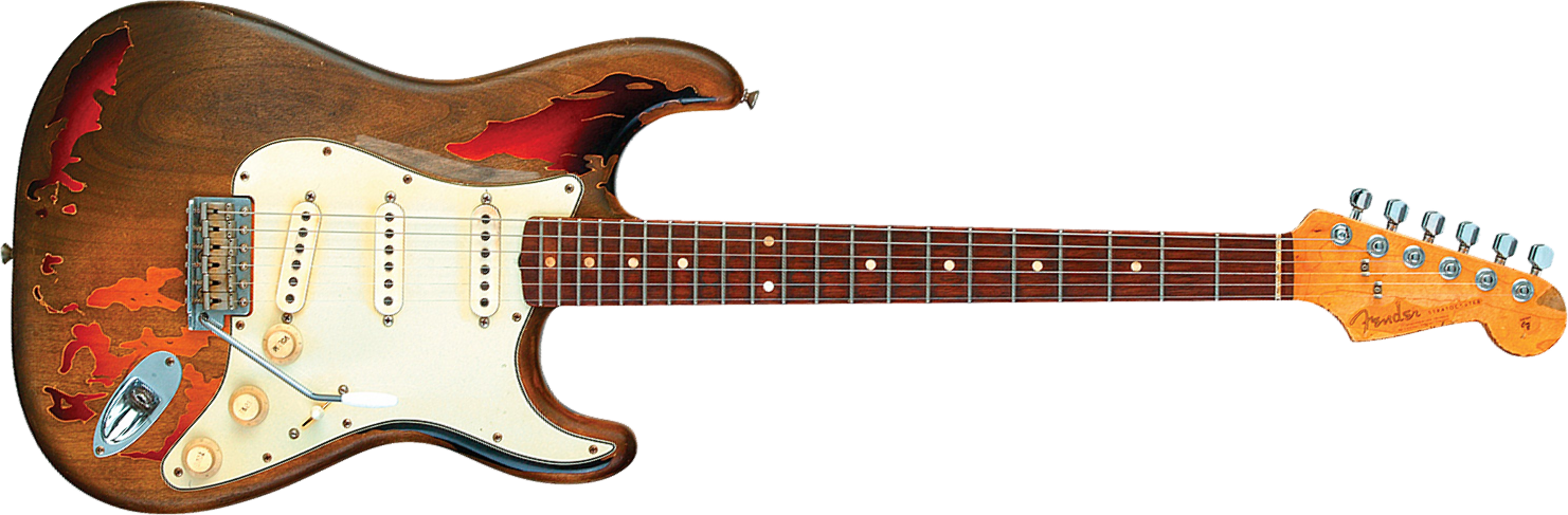 Fender Custom Shop Rory Gallagher Strat Rw - Relic 3-color Sunburst - Str shape electric guitar - Main picture