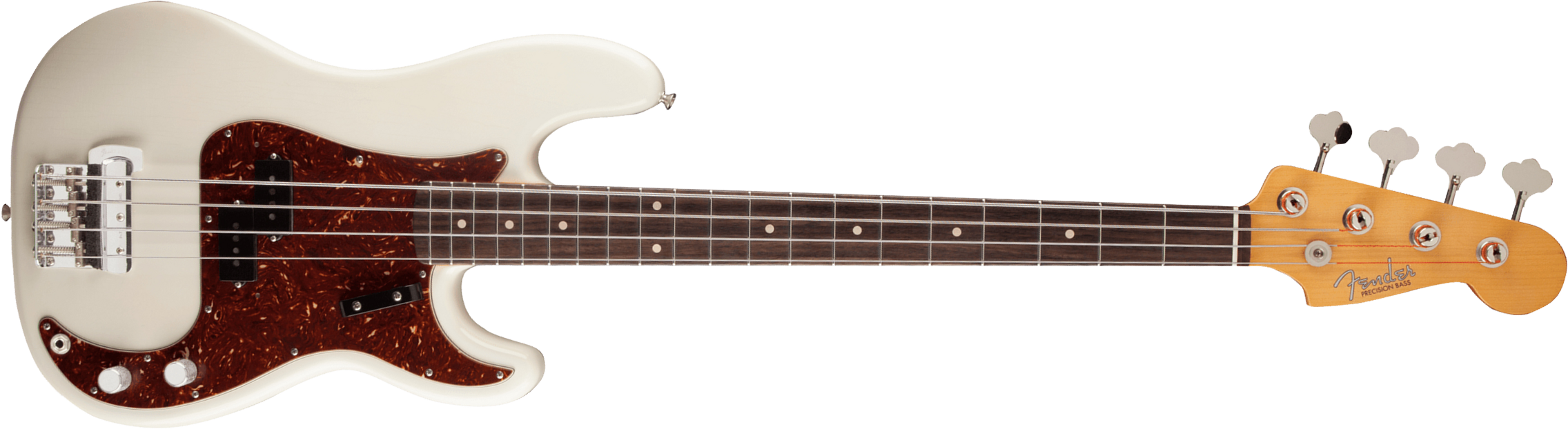 Fender Custom Shop Sean Hurley Precision Bass Signature Rw - Olympic White - Solid body electric bass - Main picture