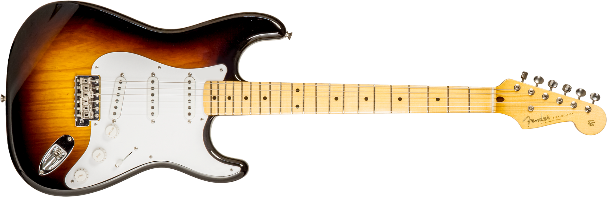 Fender Custom Shop Strat 1954 70th Anniv. #xn4597 3s Trem Mn - Time Capsule 2-color Sunburst - Str shape electric guitar - Main picture