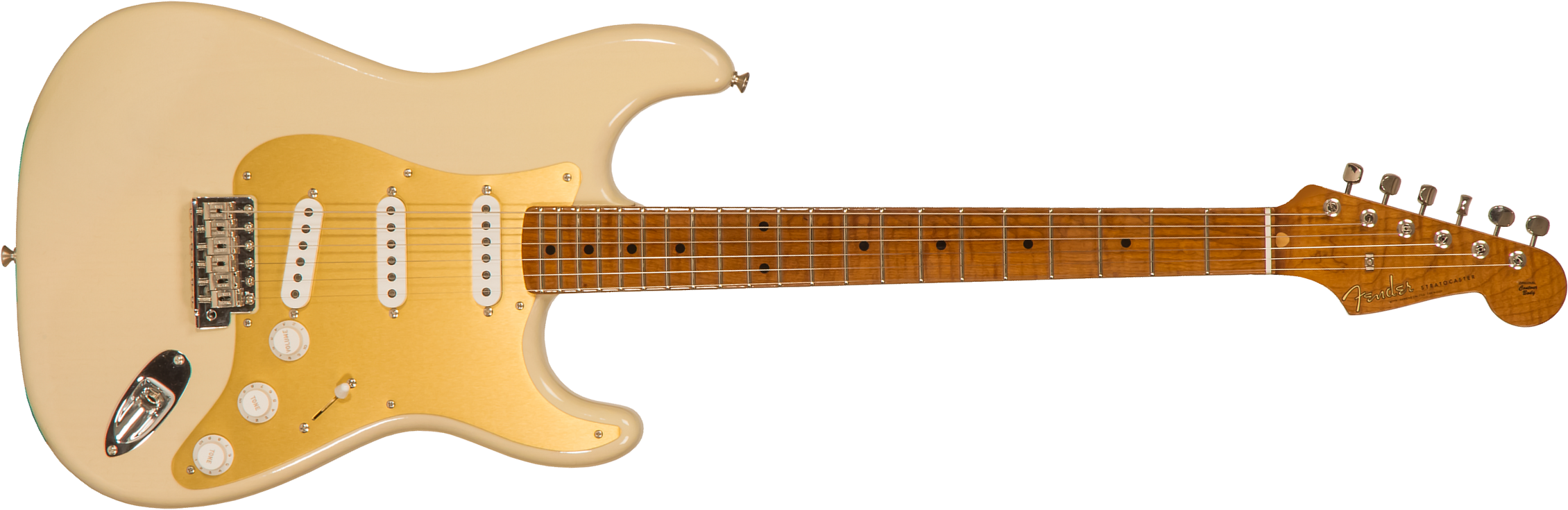 Fender Custom Shop Strat 1957 3s Trem Mn #r116646 - Lush Closet Classic Vintage Blonde - Str shape electric guitar - Main picture