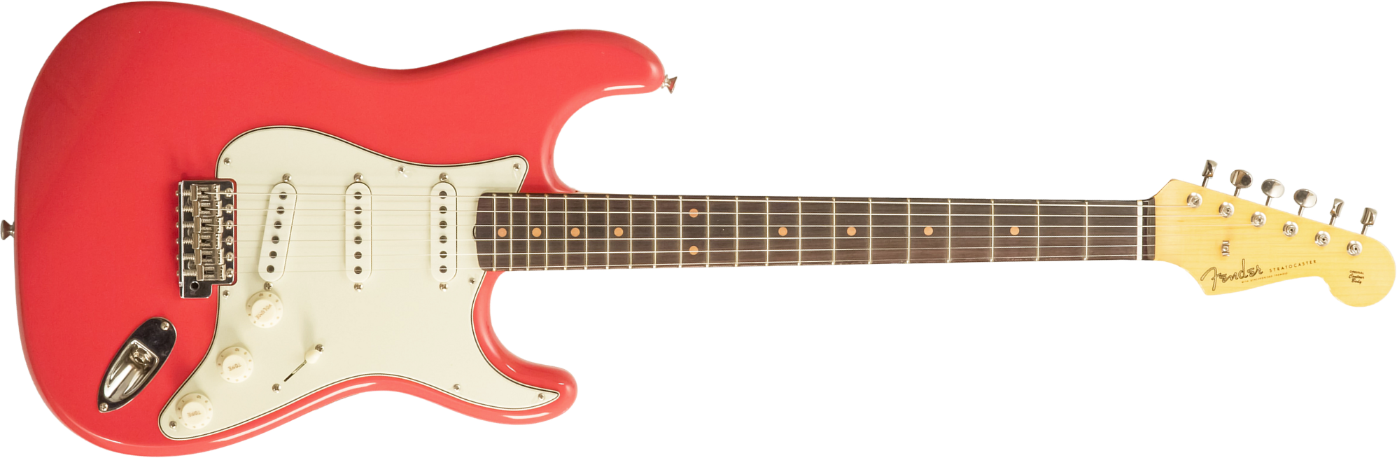 Fender Custom Shop Strat 1959 3s Trem Rw #r144343 - Time Capsule Fiesta Red - Str shape electric guitar - Main picture