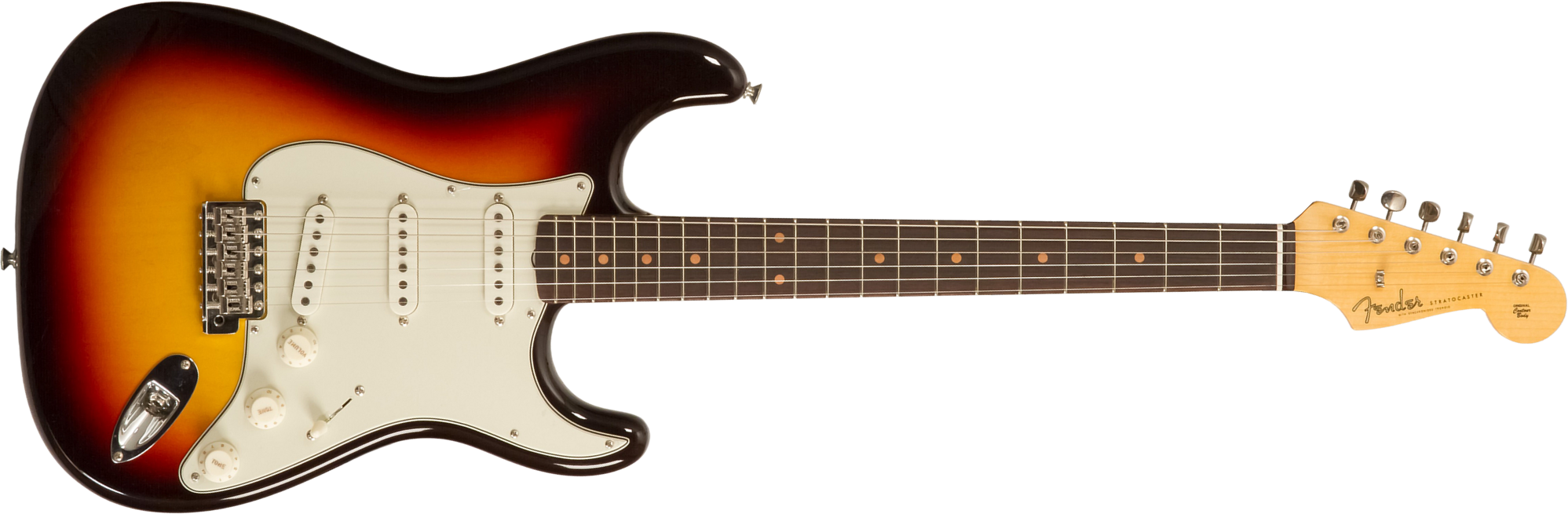 Fender Custom Shop Strat 1959 3s Trem Rw #r146037 - Time Capsule 3-color Sunburst - Str shape electric guitar - Main picture