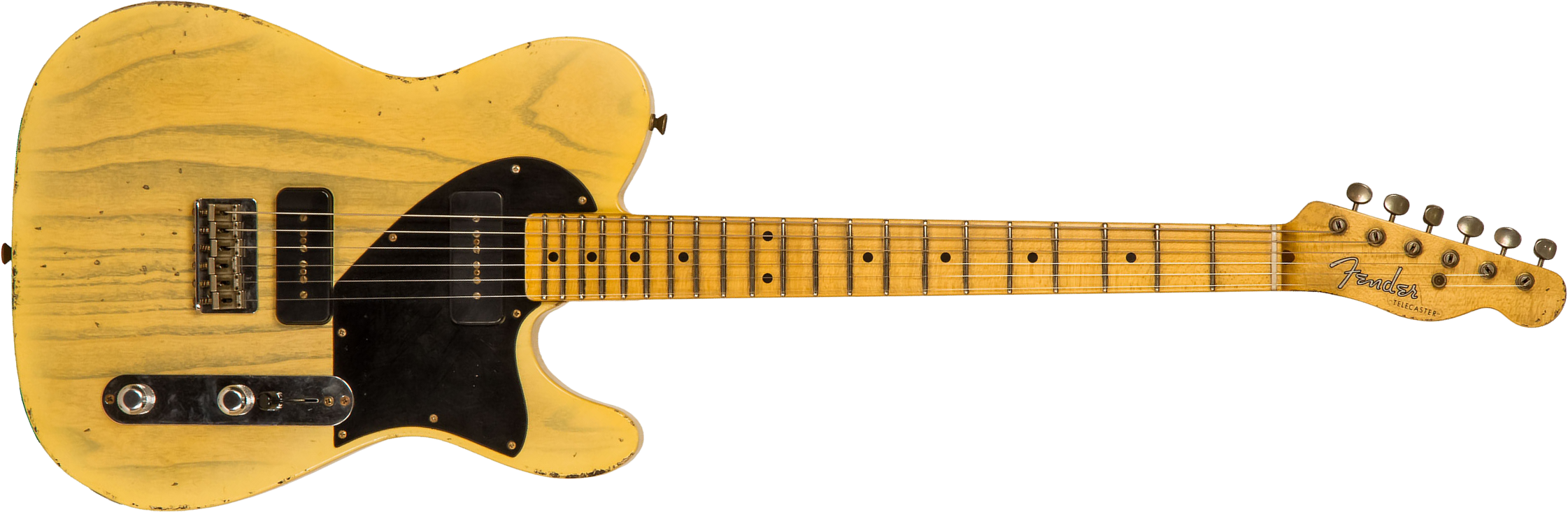 Fender Custom Shop Tele 1950 Masterbuilt J.smith Mn #r111000 - Relic Nocaster Blonde - Tel shape electric guitar - Main picture