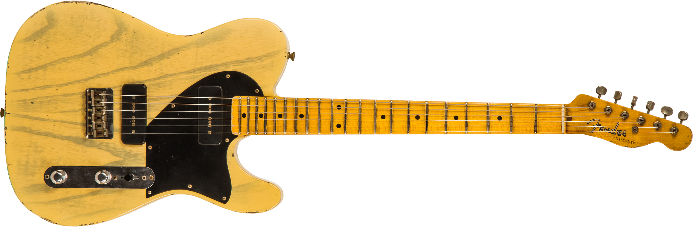 Fender Custom Shop Tele 1950 Masterbuilt J.smith Mn #r116221 - Relic Nocaster Blonde - Tel shape electric guitar - Main picture