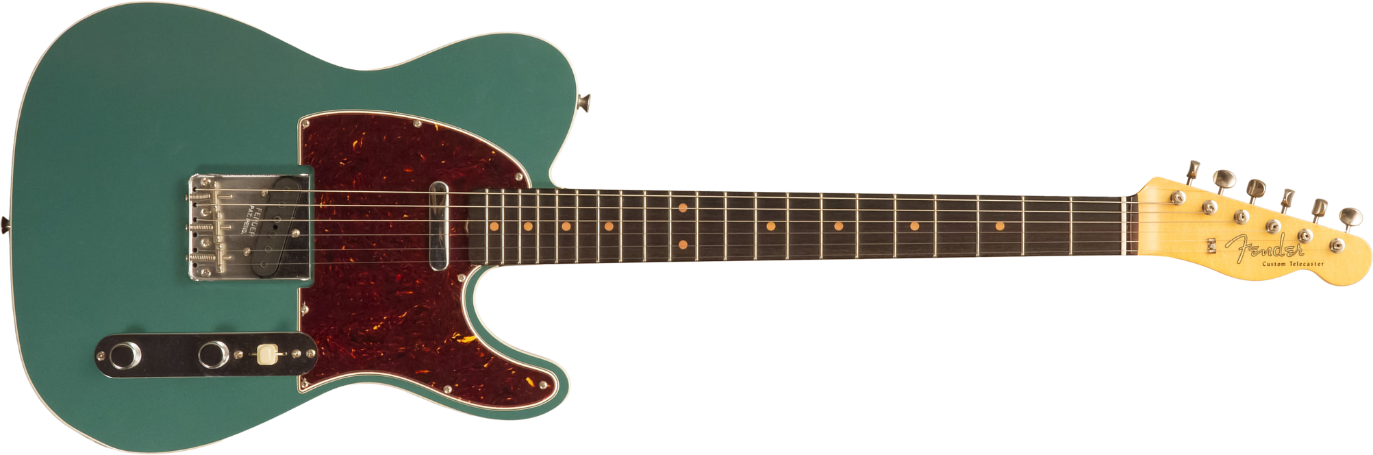Fender Custom Shop Tele 1959 Custom 2s Ht Rw #r146032 - Time Capsule Sherwood Metallic - Tel shape electric guitar - Main picture
