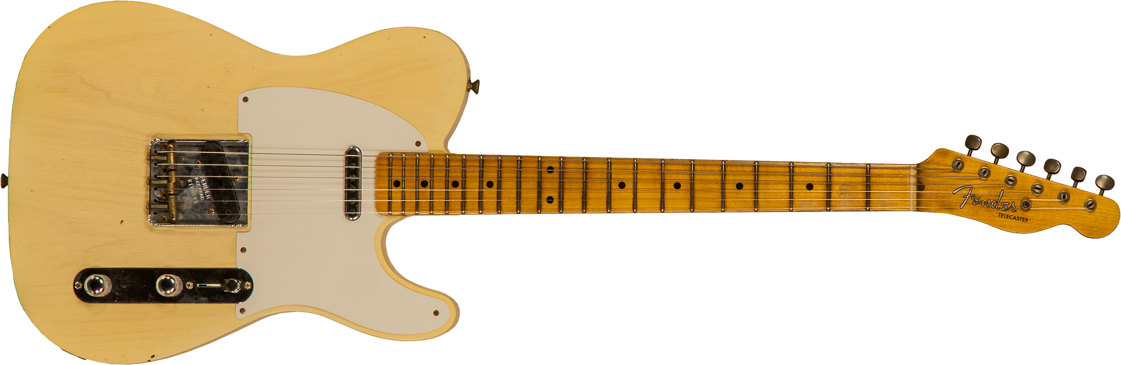 Fender Custom Shop Tele Tomatillo Ltd 2s Ht Mn #r109088 - Journeyman Relic Natural Blonde - Tel shape electric guitar - Main picture