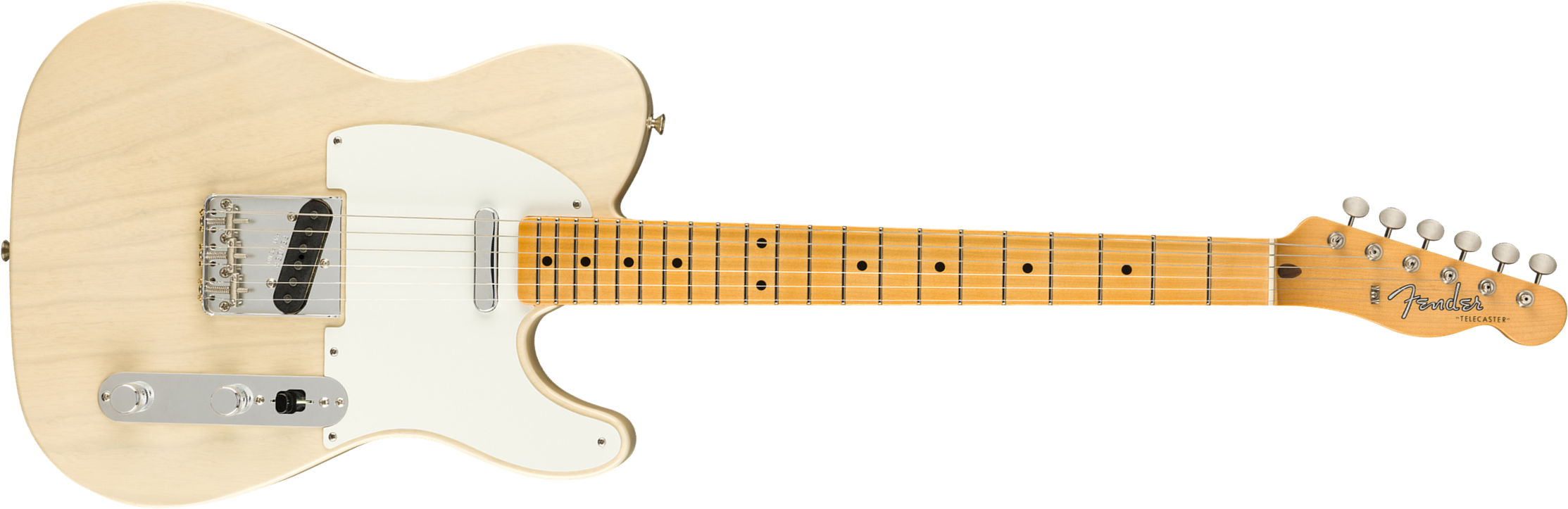 Fender Custom Shop Tele Vintage Custom 1958 Top Load Ltd Mn - Nos Aged White Blonde - Tel shape electric guitar - Main picture