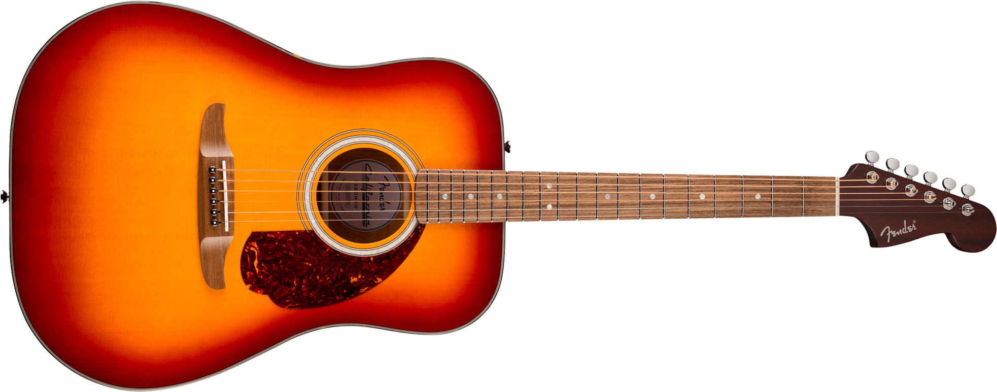 Fender Deluxe Redondo California Dreadnought Epicea Acajou Noy - Sienna Sunburst - Folk guitar - Main picture