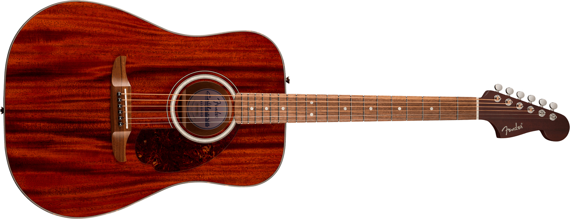 Fender Deluxe Redondo Mahogany California Dreadnought Tout Acajou Noy - Natural - Folk guitar - Main picture