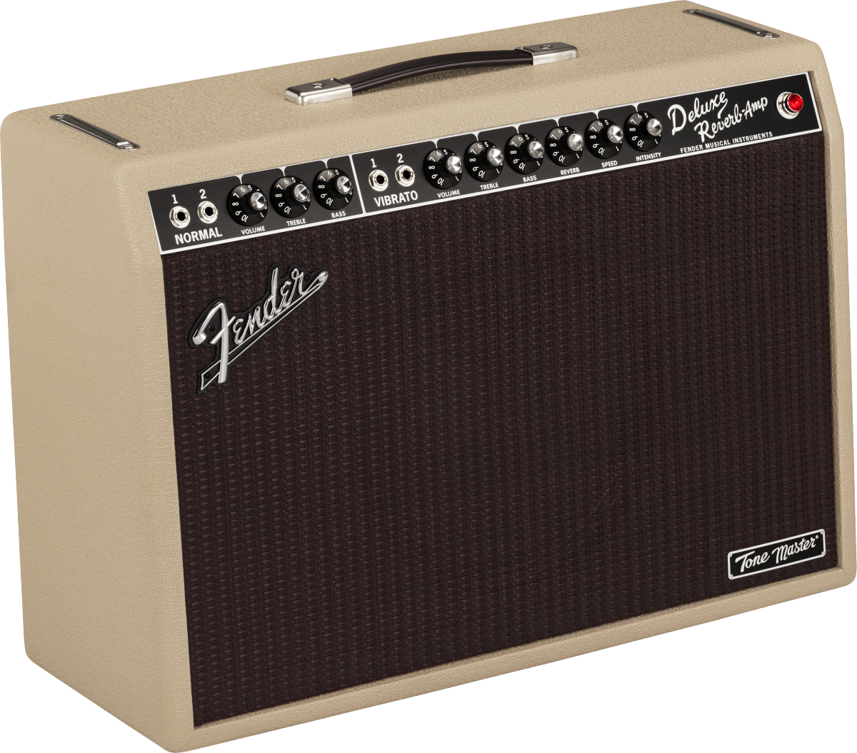 Fender Deluxe Reverb Tone Master 100w 1x12 Blonde - Electric guitar combo amp - Main picture