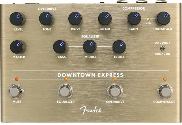 Fender Downtown Express Bass Multi Effect - Overdrive, distortion, fuzz effect pedal for bass - Main picture