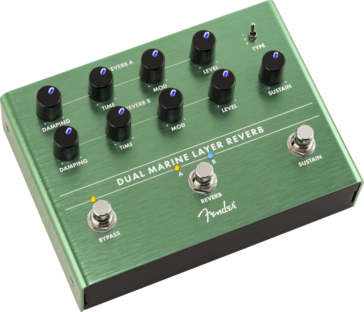 Fender Dual Marine Layer Reverb - Reverb, delay & echo effect pedal - Main picture