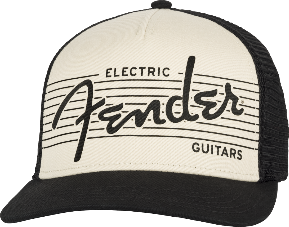 Fender Electric Guitar Hat Black / Cream - Casquette - Taille Unique - Cap - Main picture