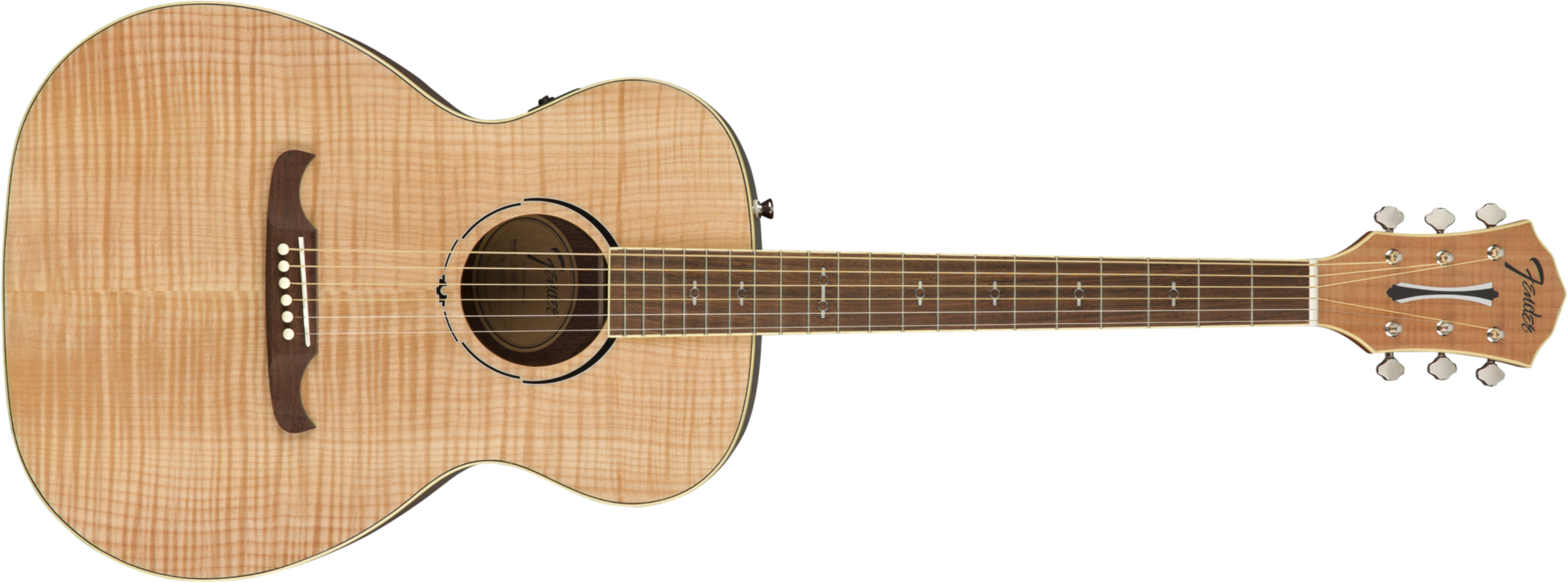 Fender Fa-235e Alternative Concert Erable Acajou Lau - Natural - Electro acoustic guitar - Main picture