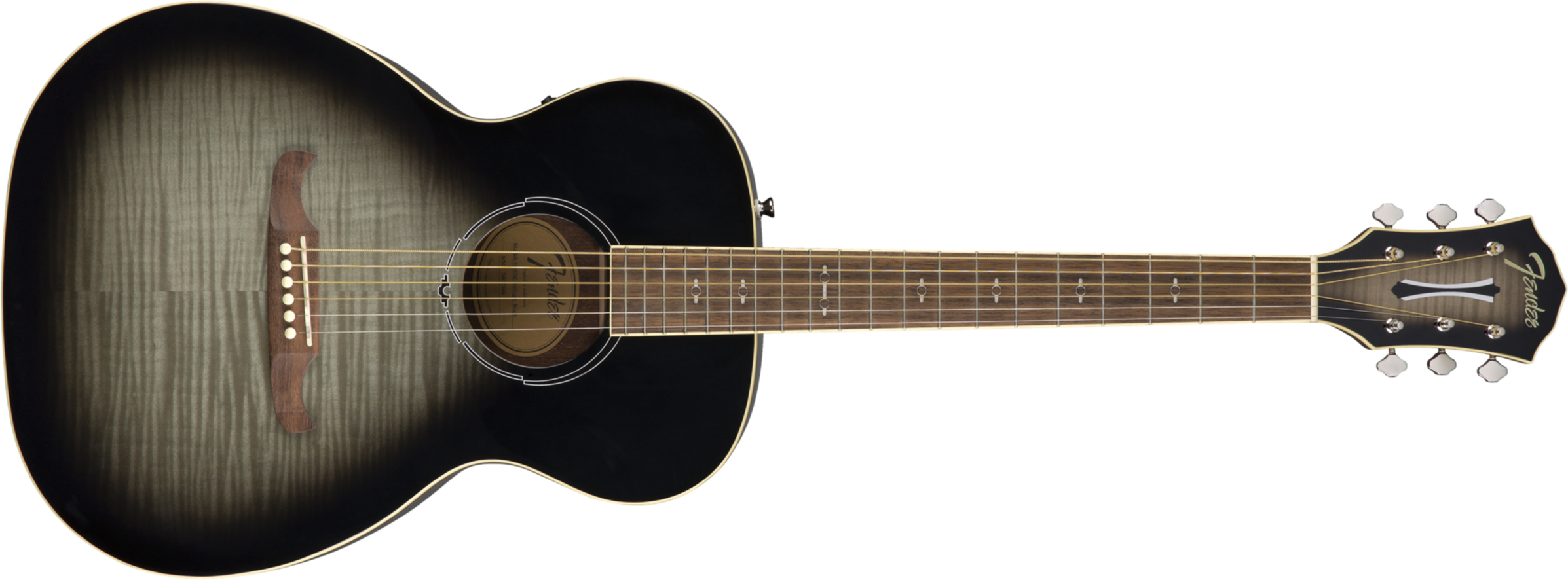 Fender Fa-235e Concert - Moonlight Burst - Electro acoustic guitar - Main picture