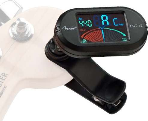 Fender Fct-12 Color Clip-on Tuner - Guitar tuner - Main picture