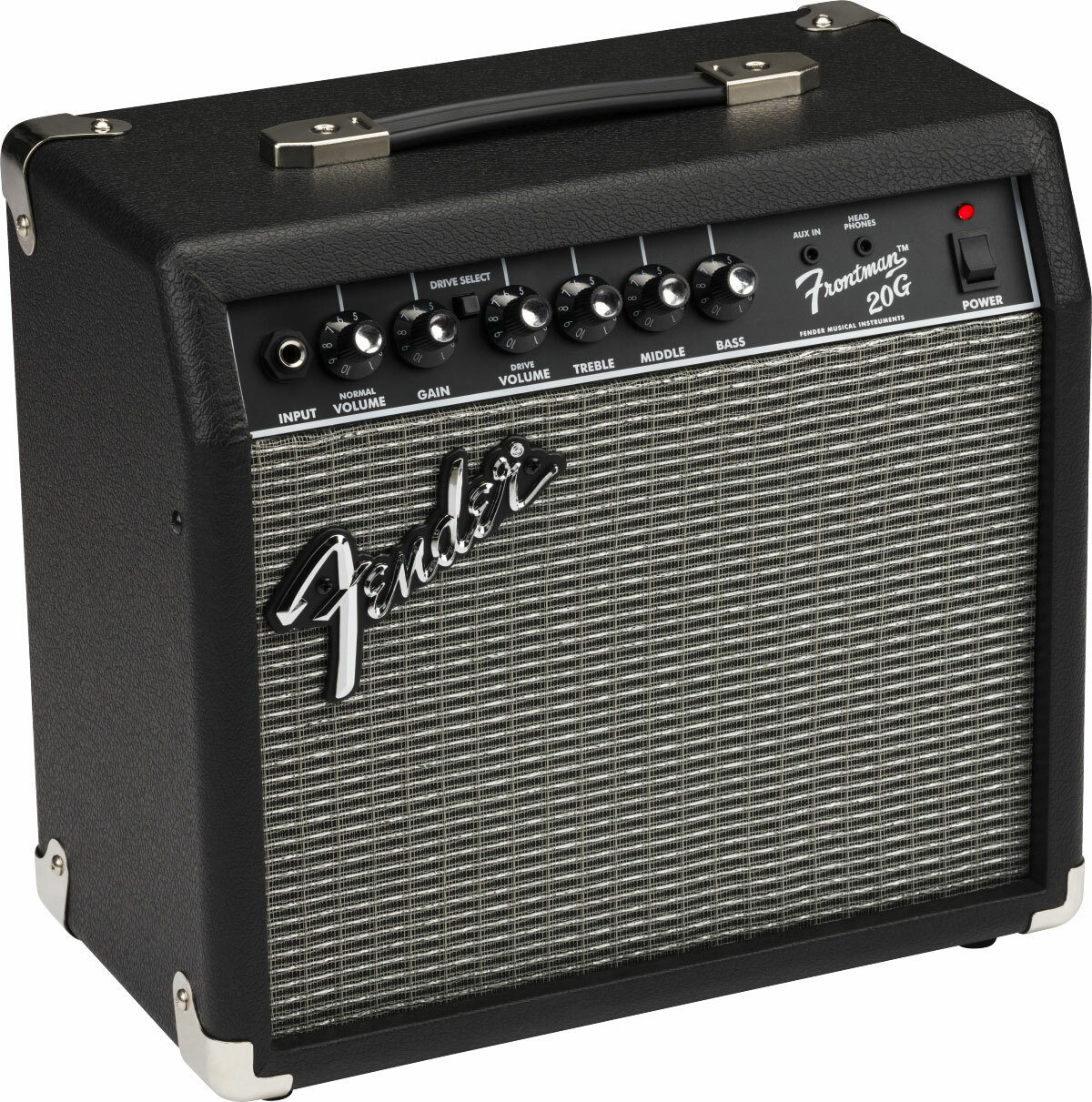 Fender Frontman 20g 20w 1x8 Black - Electric guitar combo amp - Main picture