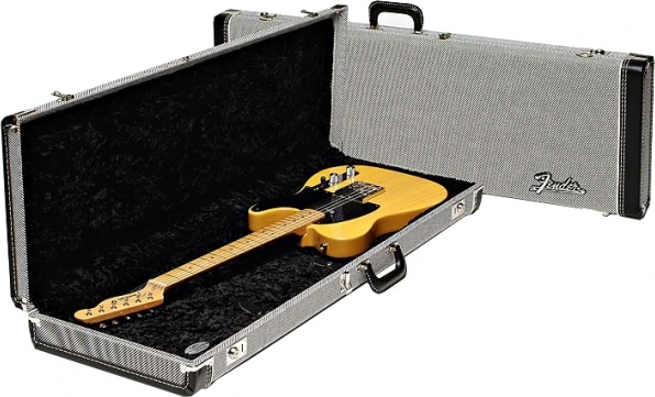 Fender G&g Deluxe Hardshell Guitar Case Strat/tele Tweed/black - Electric guitar case - Main picture