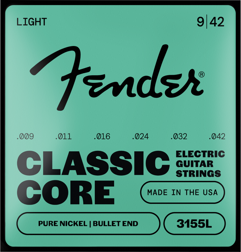 Fender Guit. Elec. 6c Nckl 3155l 9-42 Bullet - Electric guitar strings - Main picture
