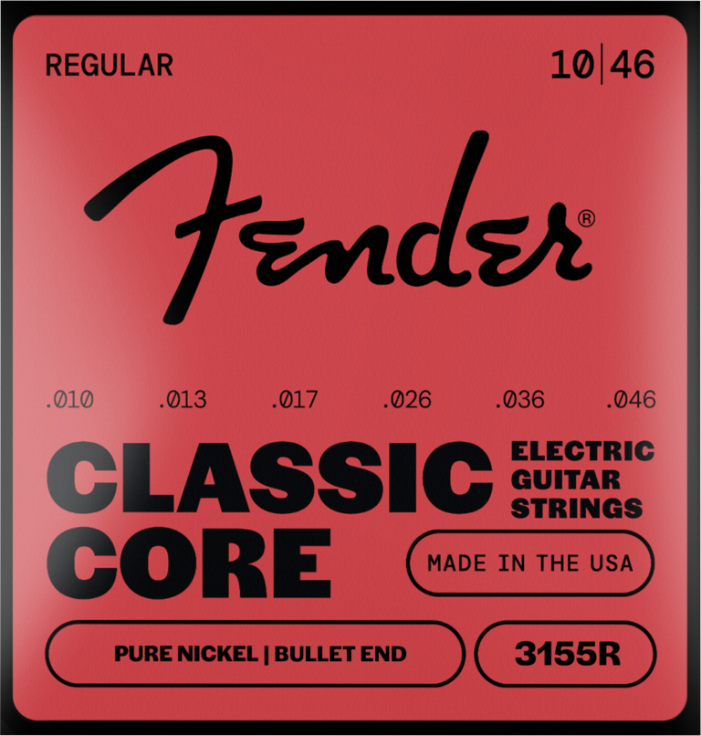 Fender Guit. Elec. 6c Nckl 3155r 10-46 Bullet - Electric guitar strings - Main picture