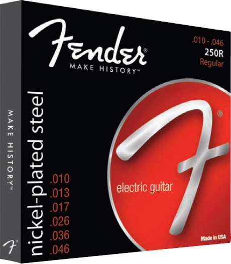 Fender Jeu De 6 Cordes Guit. Elec. 6c Nickelplated Steel Ball End 010.046 250r Nw - Electric guitar strings - Main picture