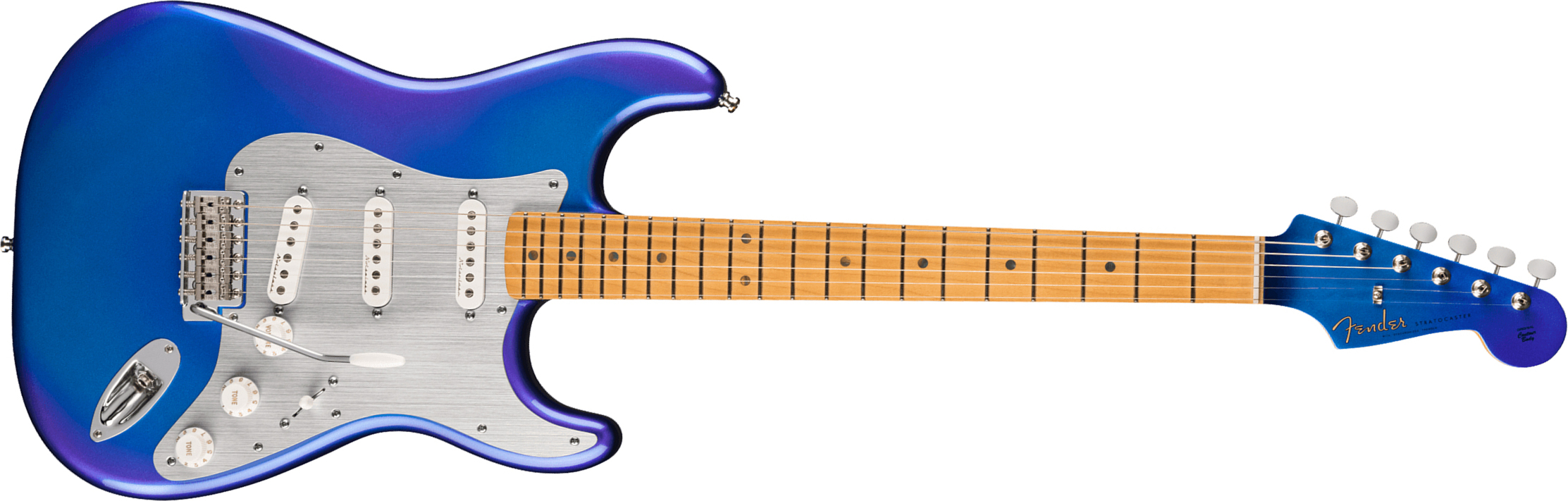 Fender H.e.r. Strat Ltd Signature Mex 3s Trem Mn - Blue Marlin - Str shape electric guitar - Main picture