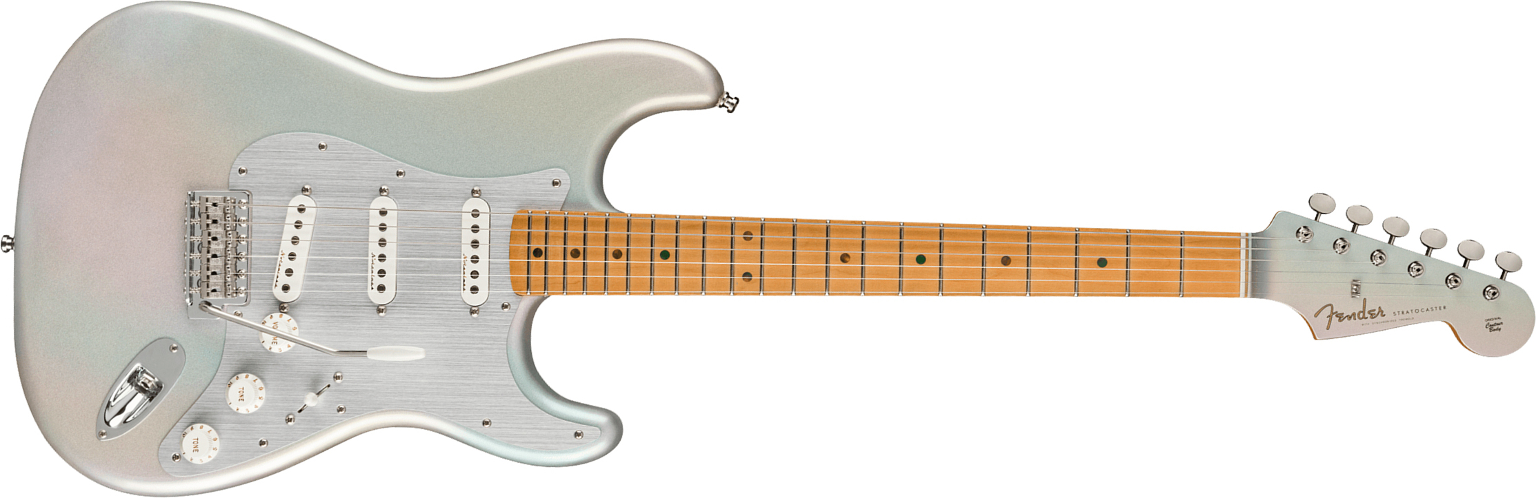 Fender H.e.r. Strat Signature Mex 3s Trem Mn - Chrome Glow - Str shape electric guitar - Main picture