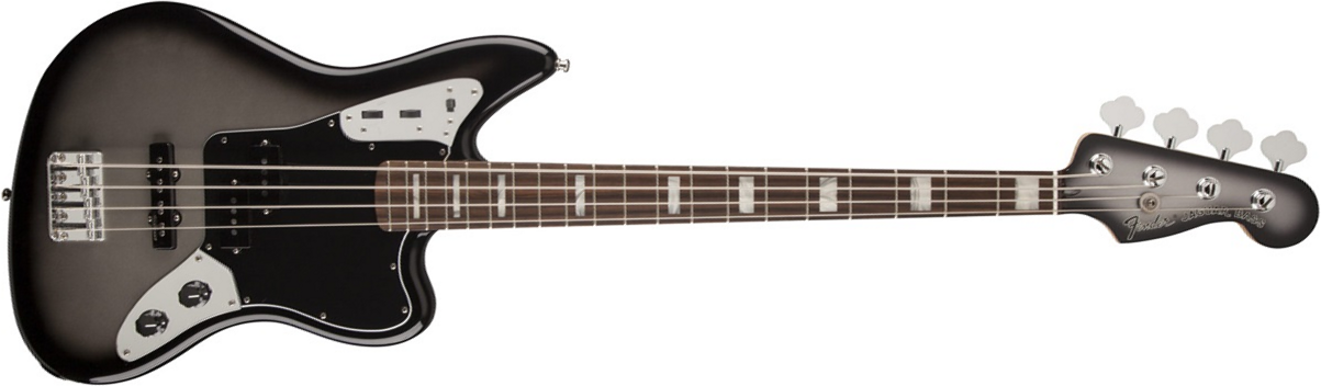 Fender Jaguar Bass Troy Sanders Signature - Silverburst - Solid body electric bass - Main picture