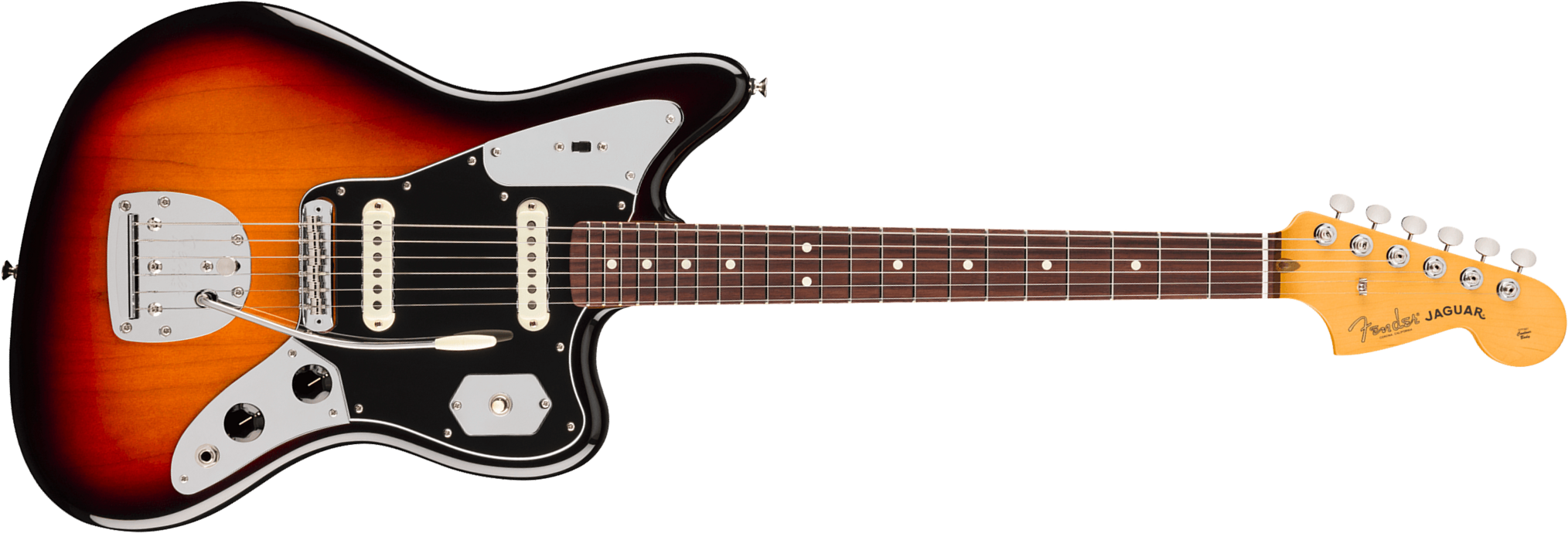 Fender Jaguar Classic American Pro Usa Shsc 2s Trem Rw - 3-color Sunburst - Retro rock electric guitar - Main picture