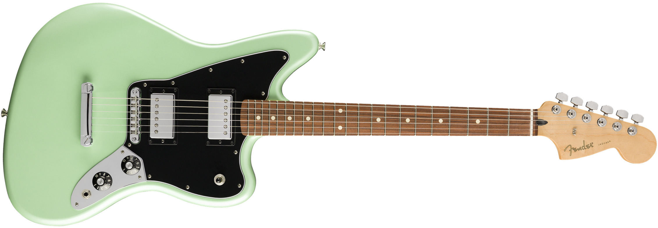 Fender Jaguar Hh Special Edition Player Fsr Mex 2h Ht Pf - Surf Pearl - Retro rock electric guitar - Main picture