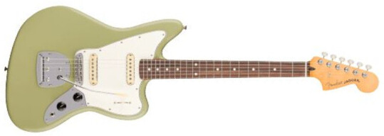 Fender Jaguar Player Ii Mex Trem 2s Rw - Birch Green - Retro rock electric guitar - Main picture