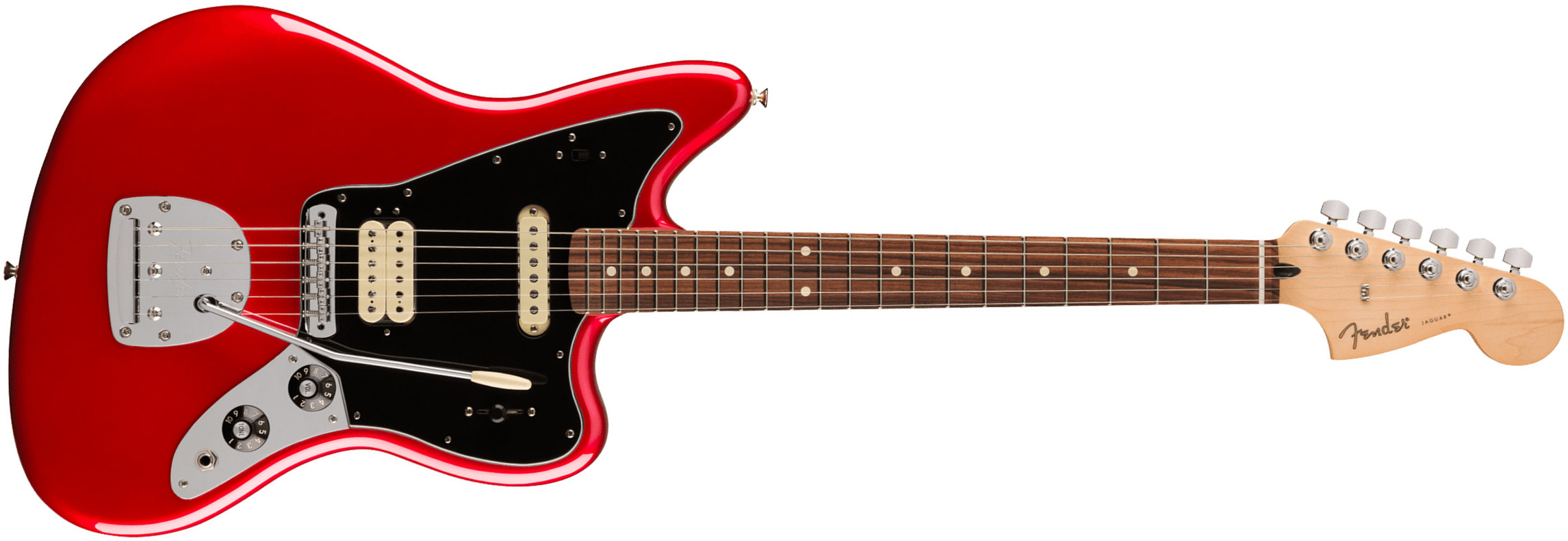 Fender Player Jaguar (MEX, PF) - candy apple red Retro rock