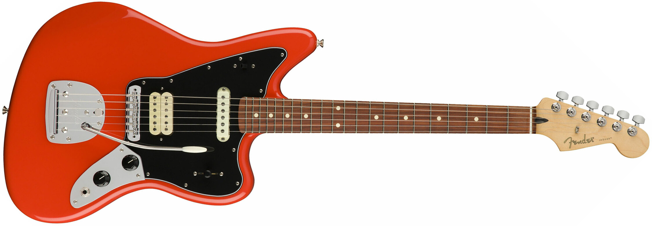 Fender Jaguar Player Mex Hs Pf - Sonic Red - Retro rock electric guitar - Main picture
