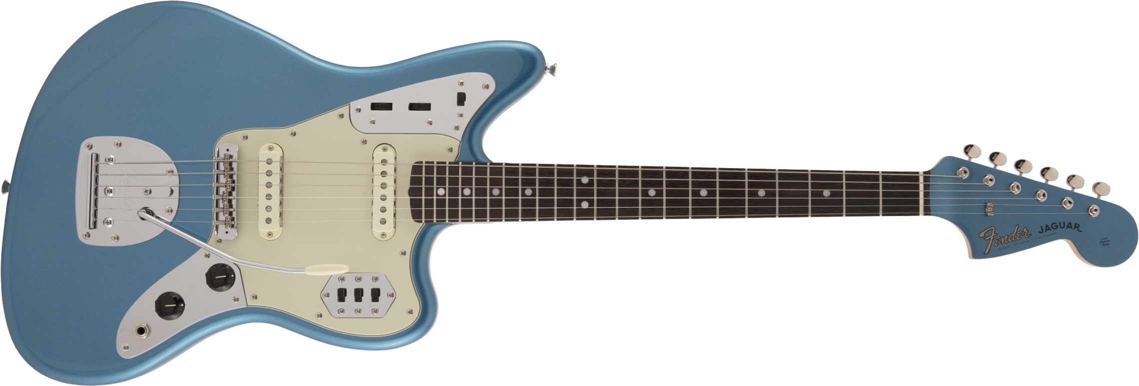 Fender Jaguar Traditional 60s Jap Rw - Lake Placid Blue - Retro rock electric guitar - Main picture