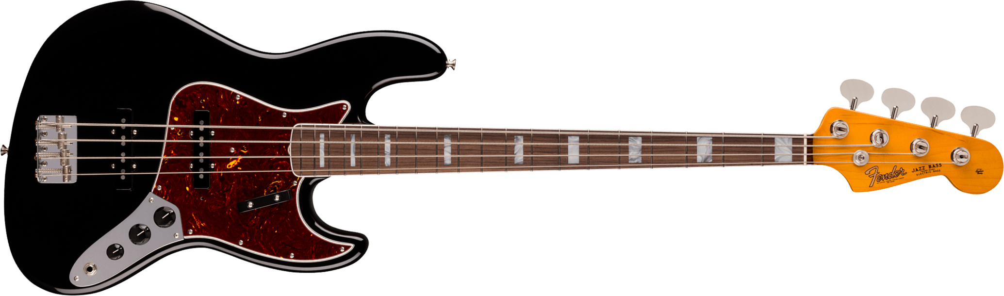 Fender Jazz Bass 1966 American Vintage Ii Ltd Usa Rw - Black - Solid body electric bass - Main picture
