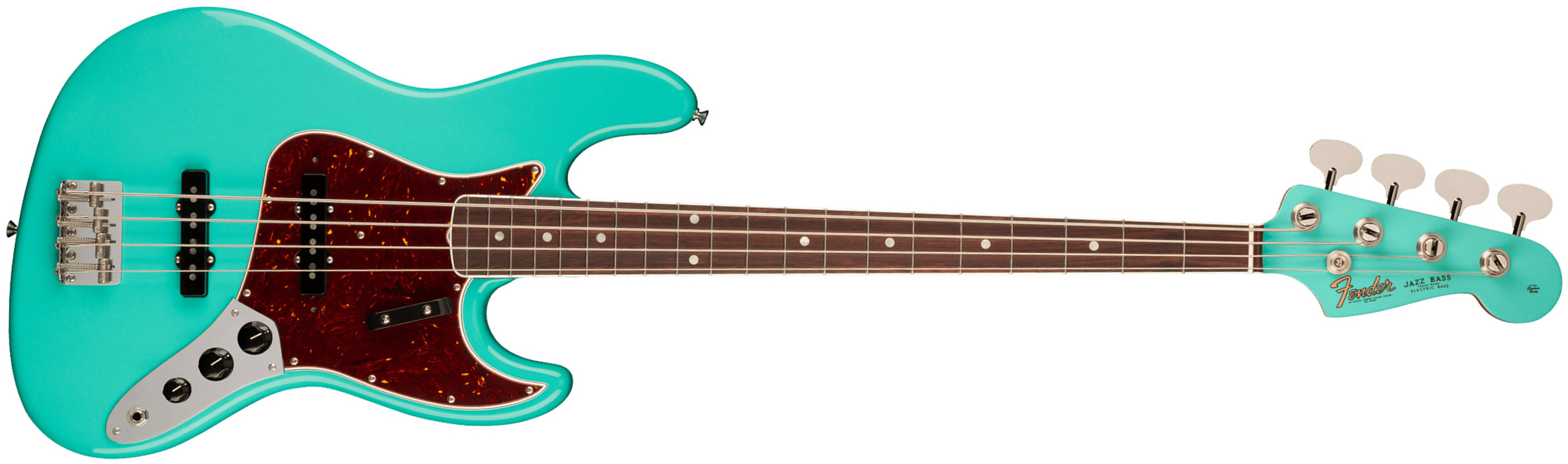 Fender Jazz Bass 1966 American Vintage Ii Usa Rw - Sea Foam Green - Solid body electric bass - Main picture