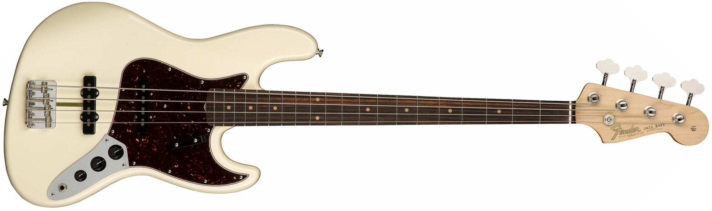 Fender Jazz Bass '60s American Original Usa Rw - Olympic White - Solid body electric bass - Main picture