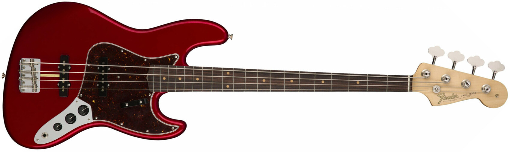 Fender Jazz Bass '60s American Original Usa Rw - Candy Apple Red - Solid body electric bass - Main picture