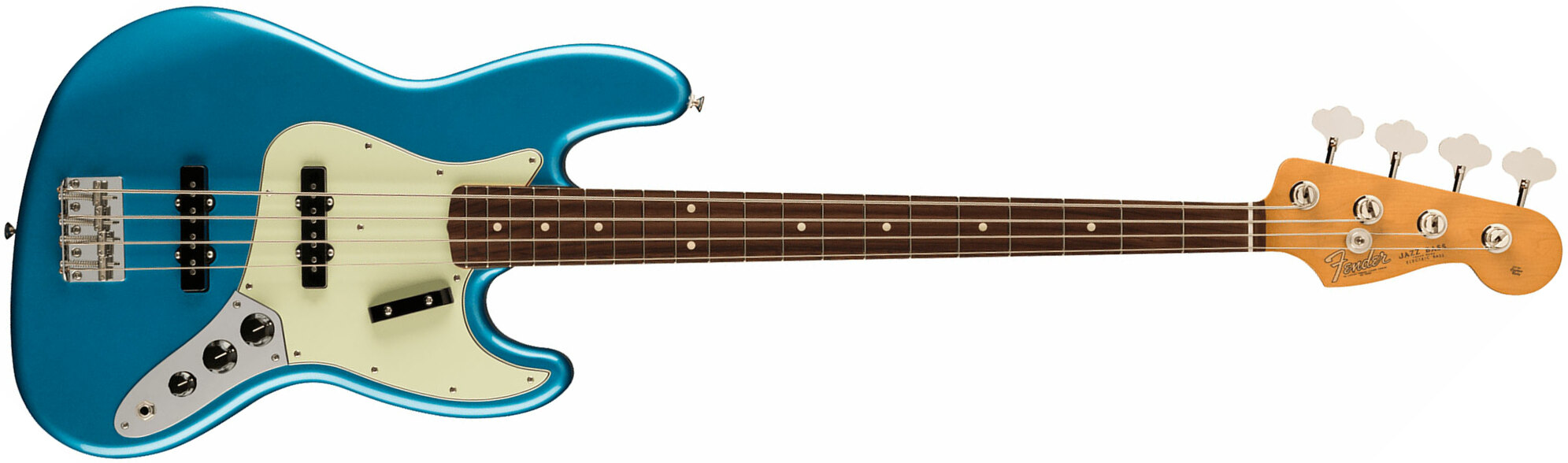 Fender Jazz Bass 60s Vintera Ii Mex Rw - Lake Placid Blue - Solid body electric bass - Main picture