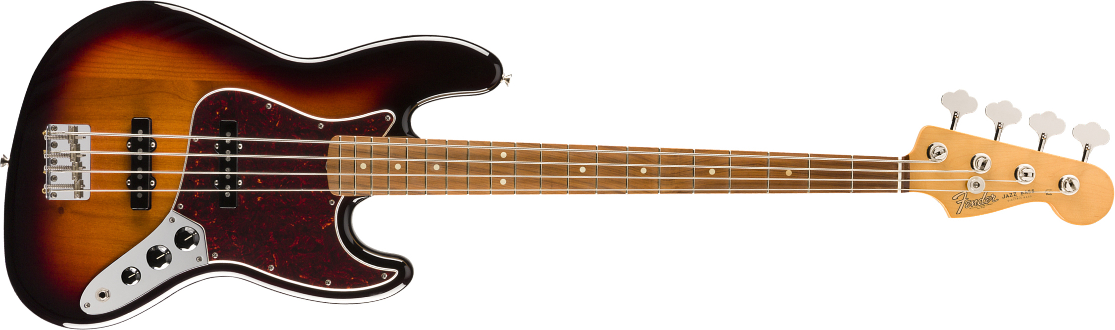 Fender Jazz Bass 60s Vintera Vintage Mex Pf - 3-color Sunburst - Solid body electric bass - Main picture