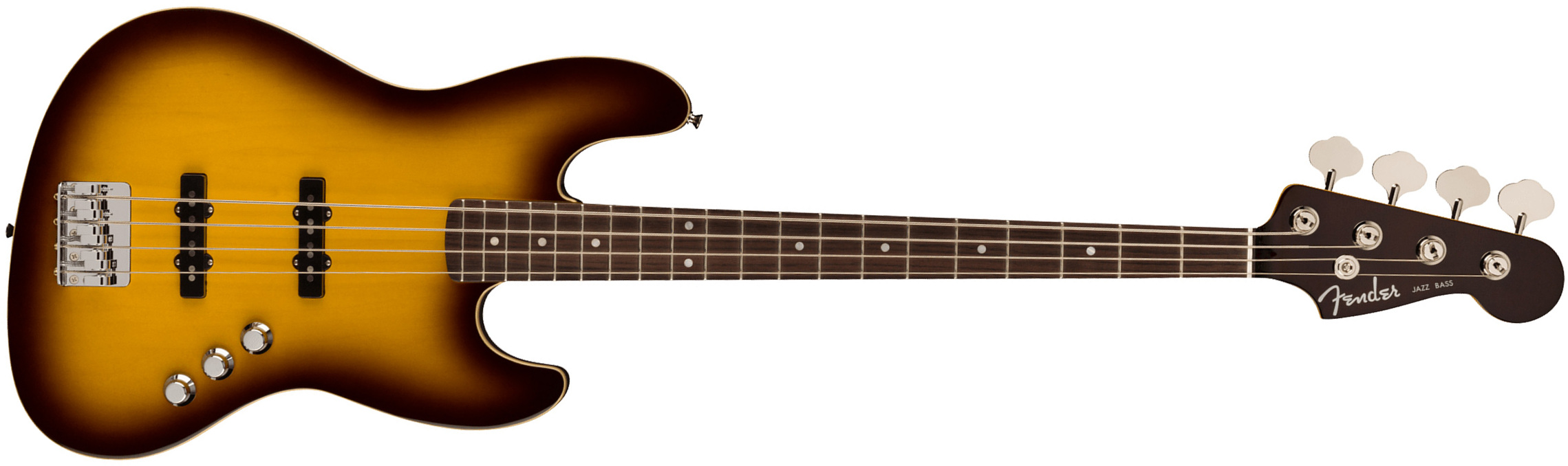 Fender Jazz Bass Aerodyne Special Jap Rw - Chocolate Burst - Solid body electric bass - Main picture
