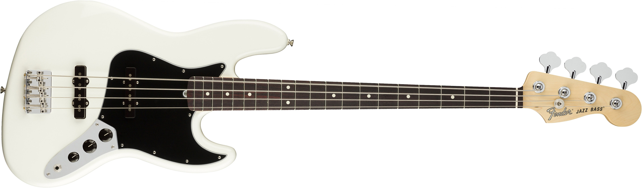 Fender Jazz Bass American Performer Usa Rw - Arctic White - Solid body electric bass - Main picture