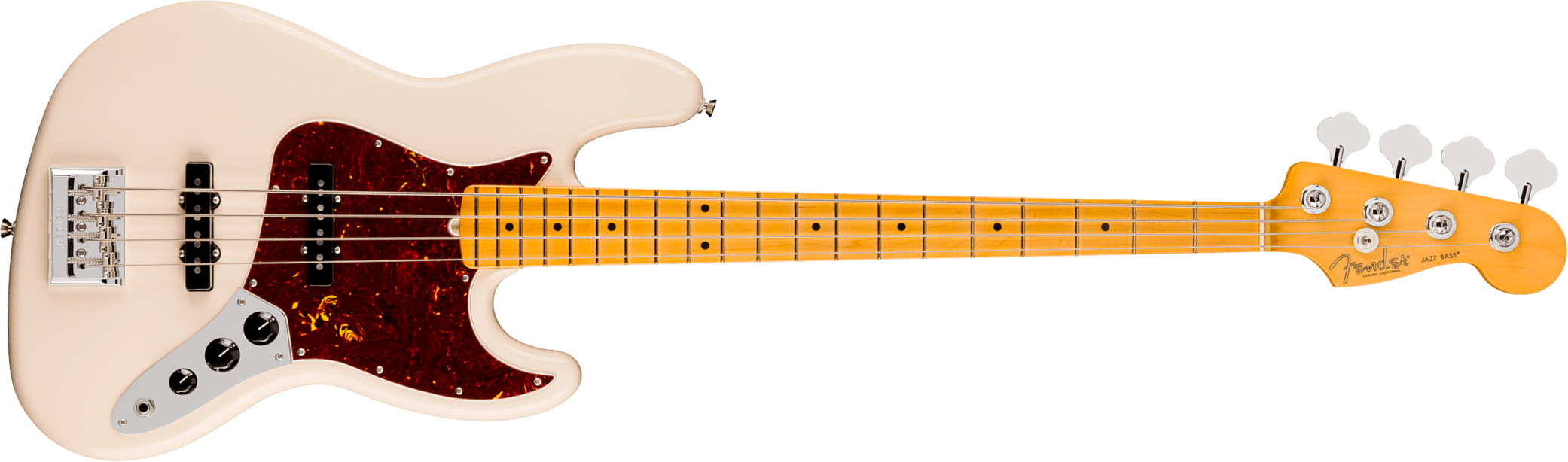 Fender Jazz Bass American Pro. Usa Mn - Olympic White - Solid body electric bass - Main picture
