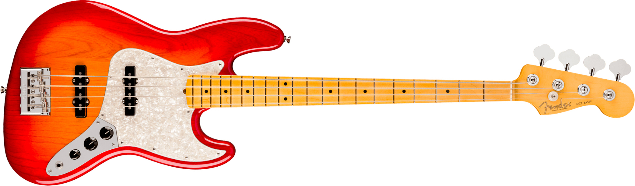 Fender Jazz Bass American Pro. Usa Mn - Aged Cherry Burst - Solid body electric bass - Main picture