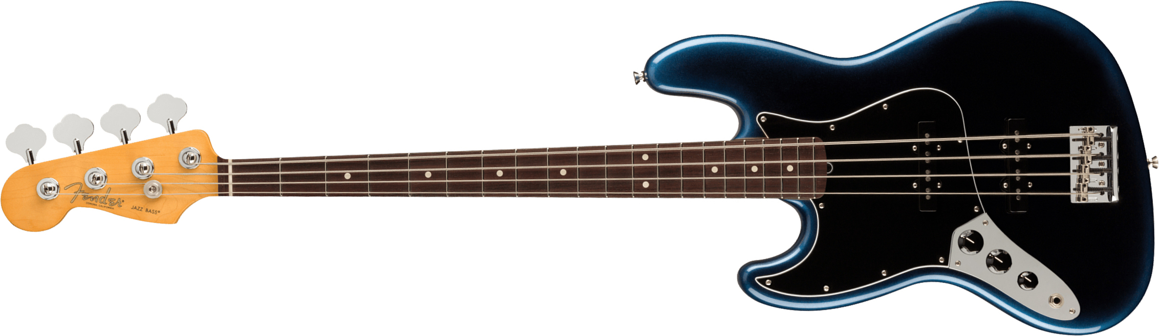 Fender Jazz Bass American Professional Ii Lh Gaucher Usa Rw - Dark Night - Solid body electric bass - Main picture