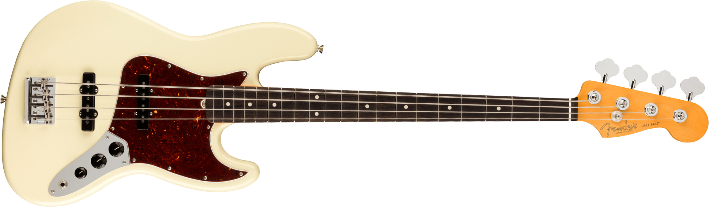 Fender Jazz Bass American Professional Ii Usa Rw - Olympic White - Solid body electric bass - Main picture
