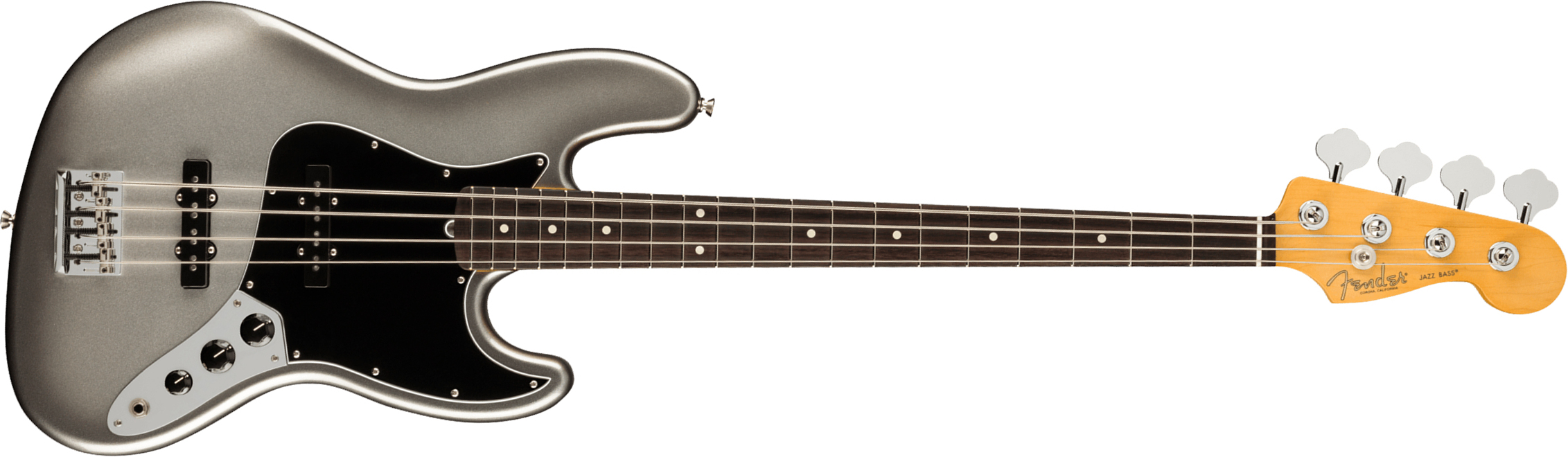 Fender Jazz Bass American Professional Ii Usa Rw - Mercury - Solid body electric bass - Main picture