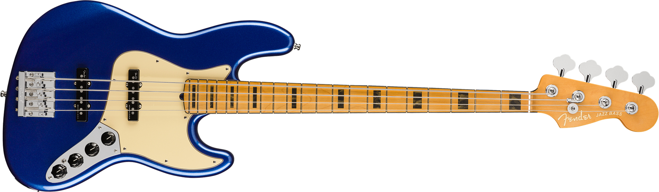 Fender Jazz Bass American Ultra 2019 Usa Mn - Cobra Blue - Solid body electric bass - Main picture