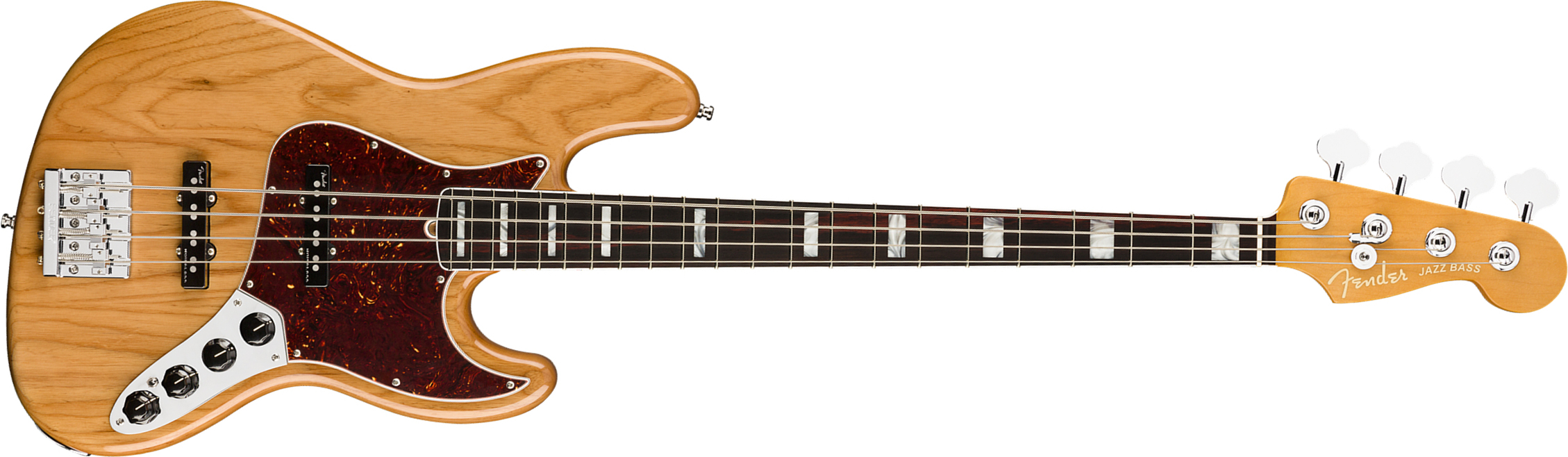 Fender Jazz Bass American Ultra 2019 Usa Rw - Aged Natural - Solid body electric bass - Main picture